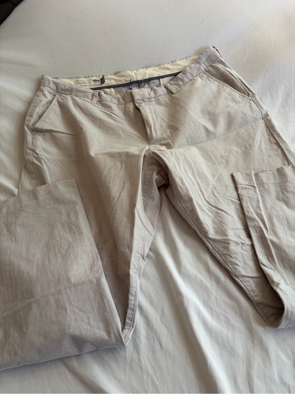 Old Navy Men's Off White Chino Size 38x30